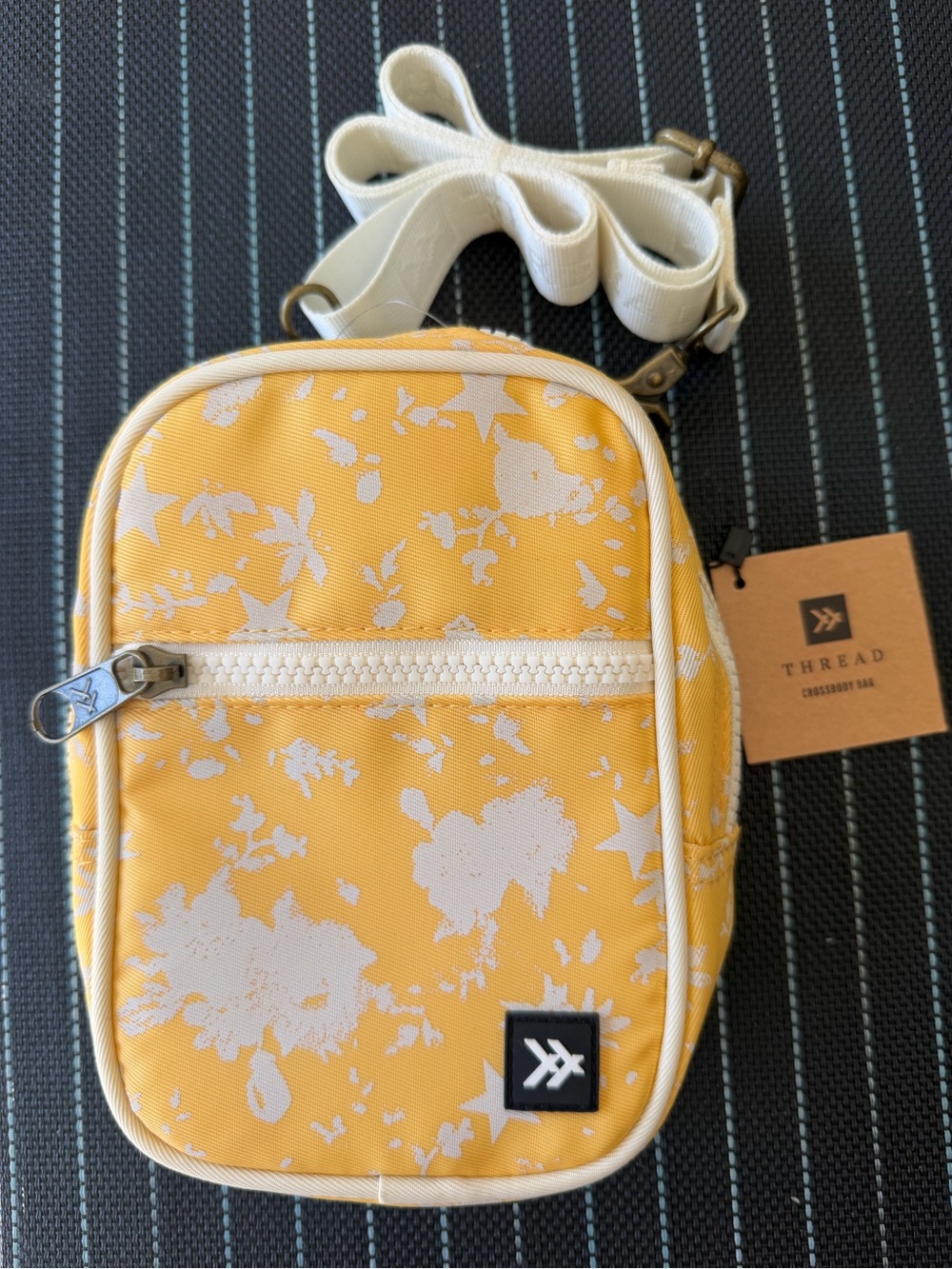 Thread Yellow Floral Crossbody Bag